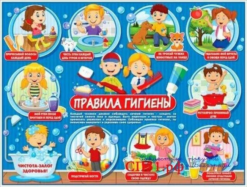 Правила личной гигиены для детей