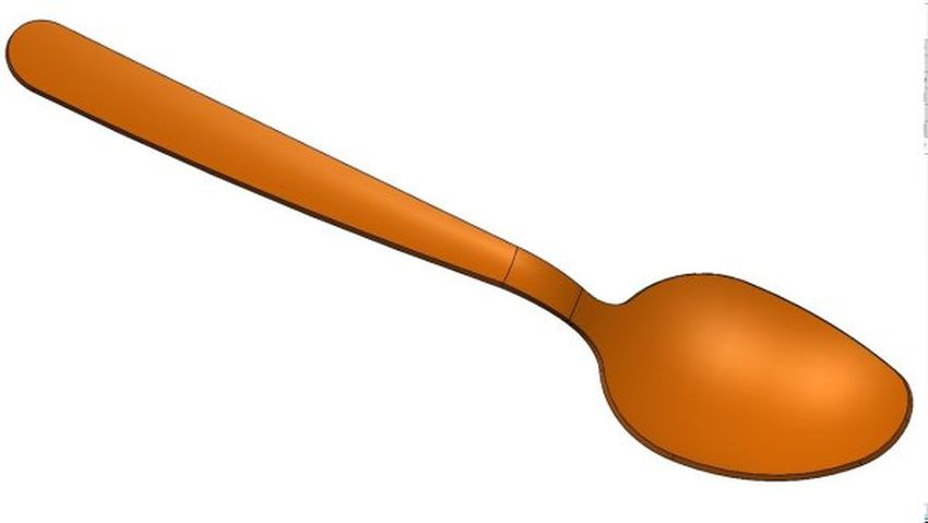 Ложка мультяшная