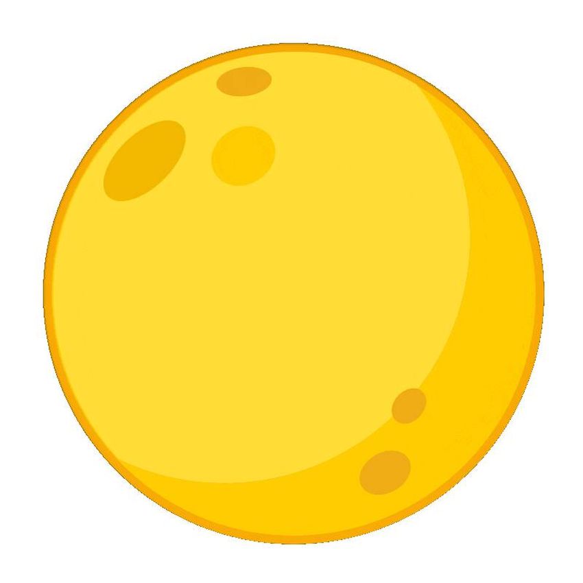 Желтая луна