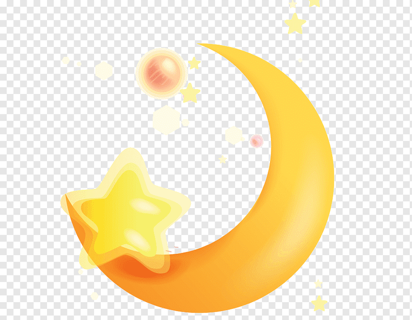 Желтая луна