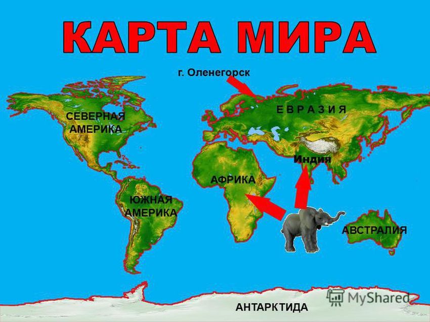 Карта мира
