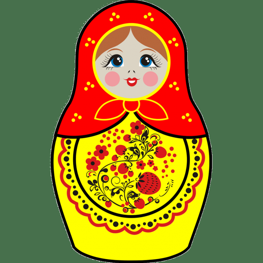 Матрёшка рисунок для детей Рисунок матрешки