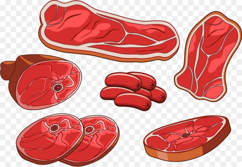 Кусок мяса рисунок