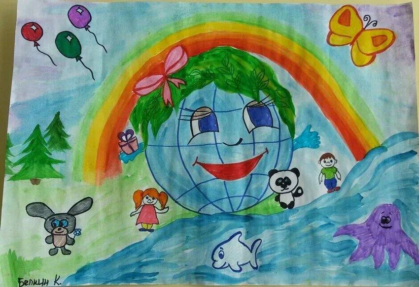 Миру мир рисунки детей