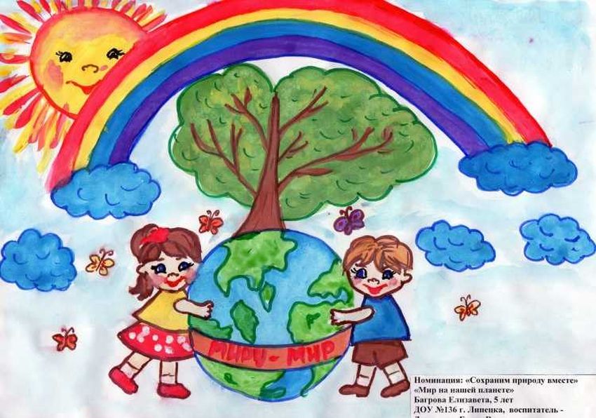 Рисунок на тему дружат дети всей земли