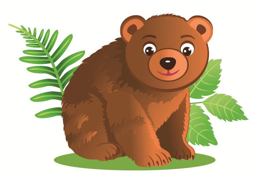 Медведь рисунок для детей
