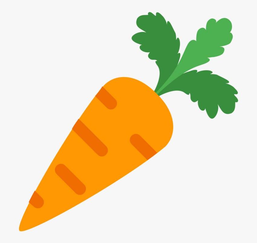 Мультяшная морковка