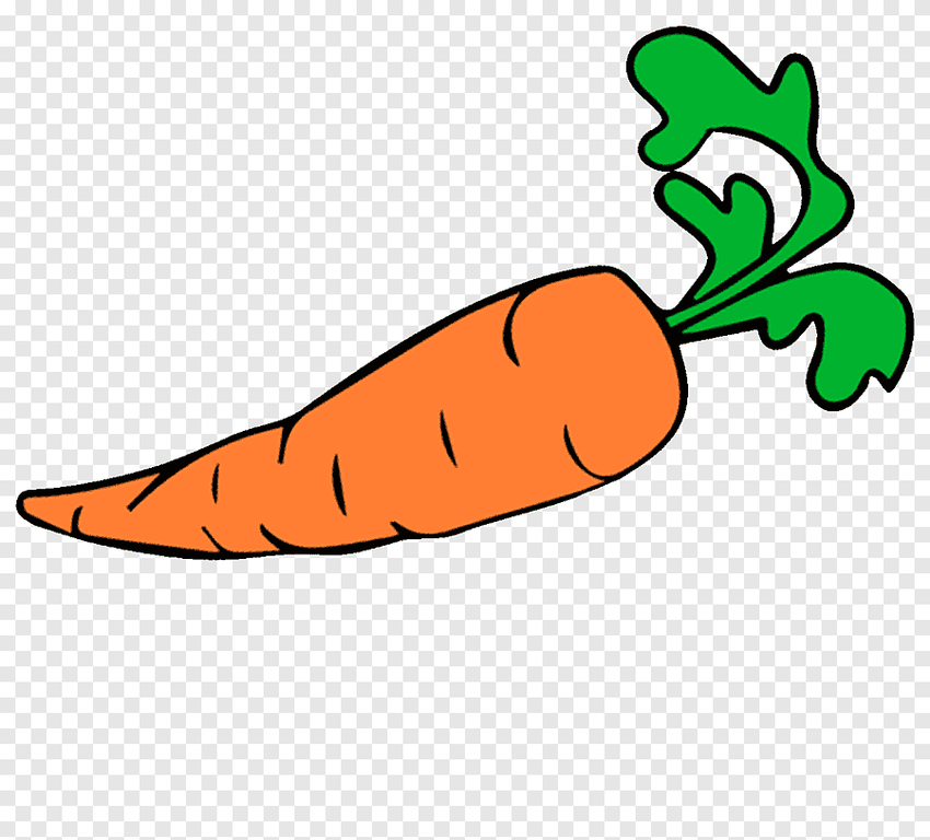 Мультяшная морковка