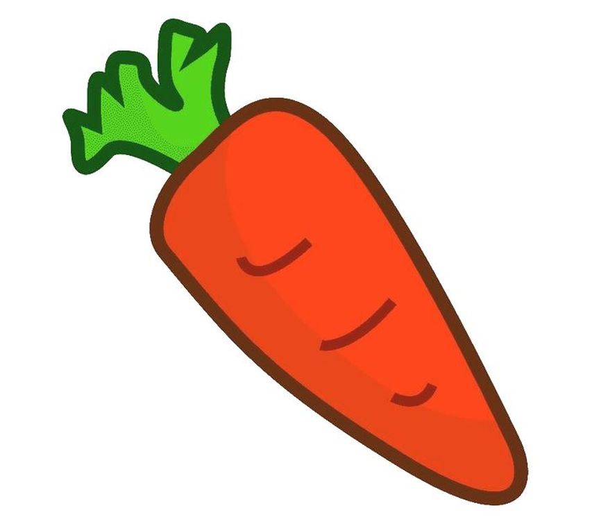 Рисунок морковь