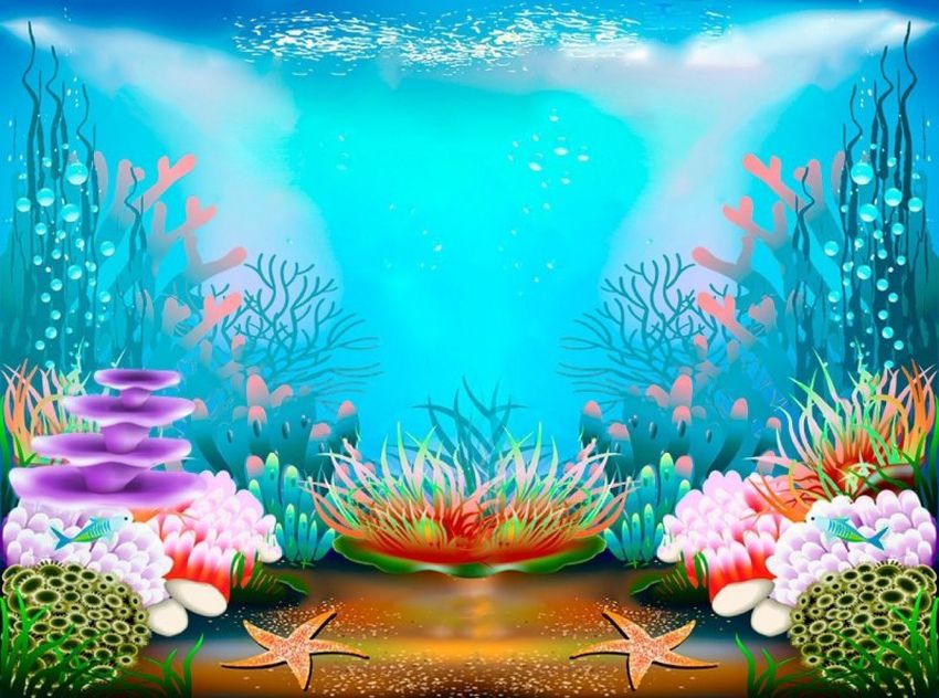 Морской фон для детей