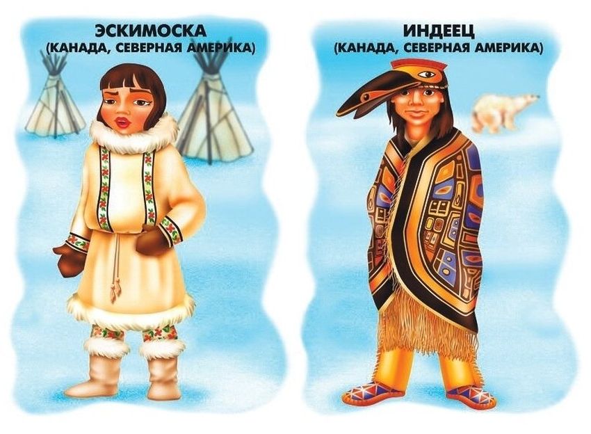Народы мира для детей
