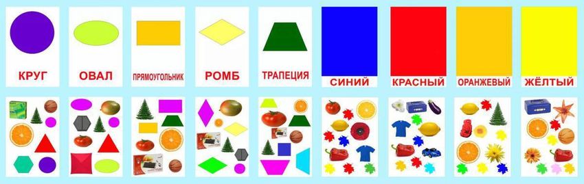 Геометрические фигуры для малышей