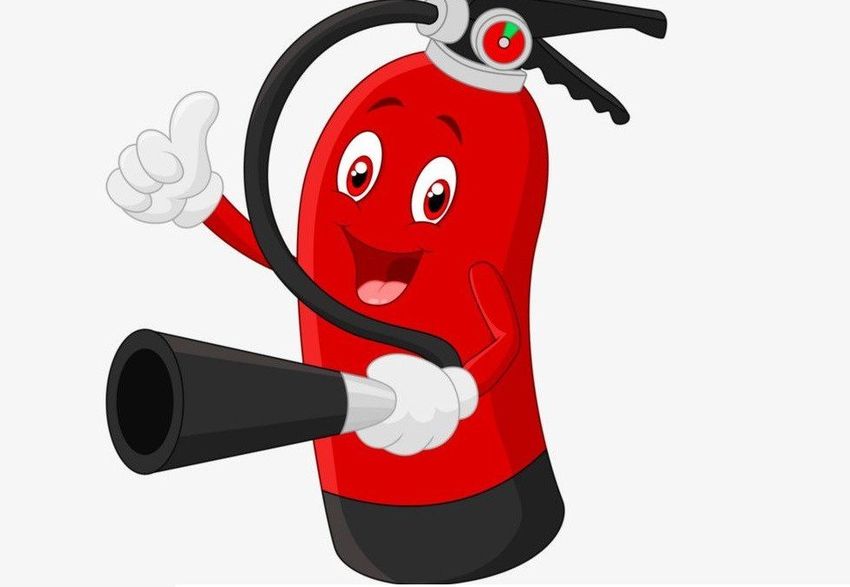 Огнетушитель мультяшный Огнетушитель рисунок