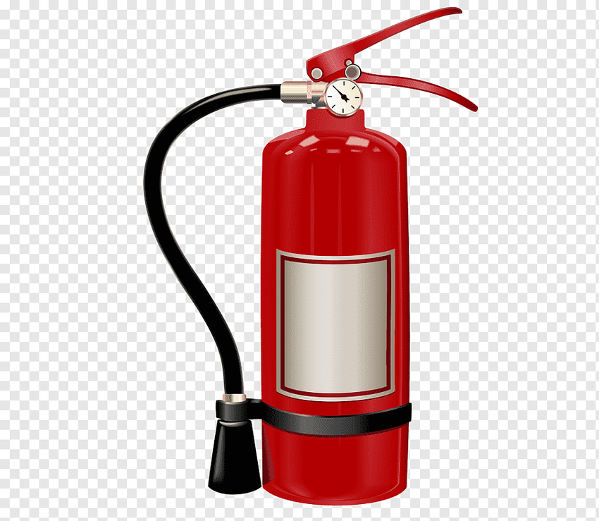 Огнетушитель Огнетушитель на белом фоне