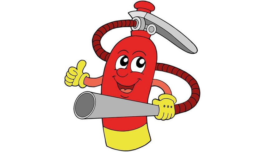 Огнетушитель мультяшный Огнетушитель для детей