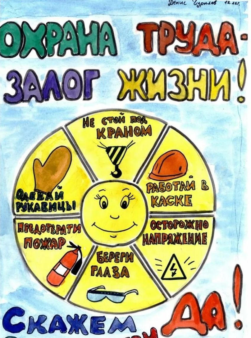 Охрана труда глазами детей
