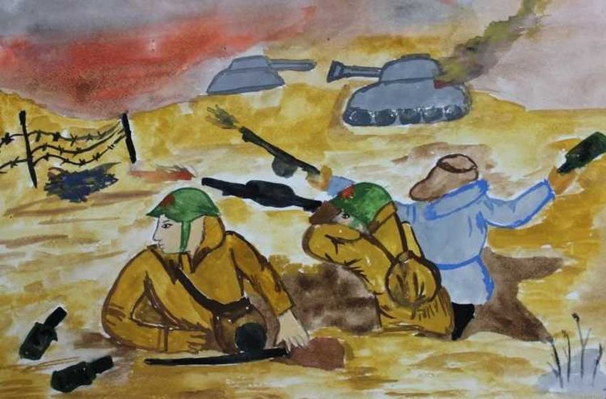 Война рисунок