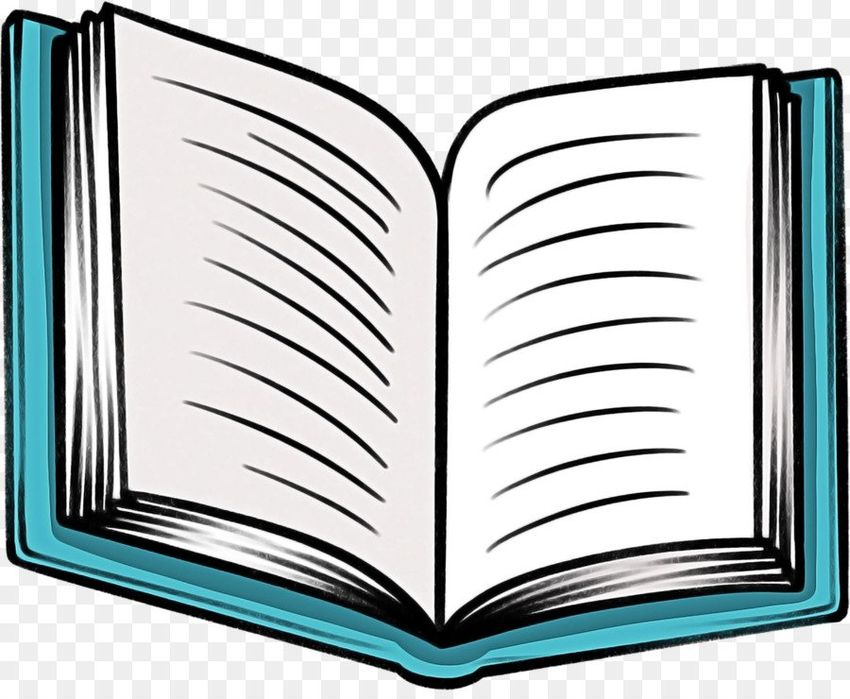 Рисунок открытой книги