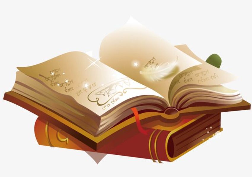 Клипарт раскрытая книга
