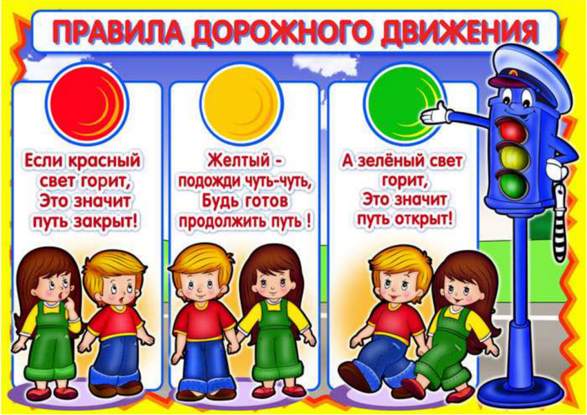 Правила дорожного движения детям