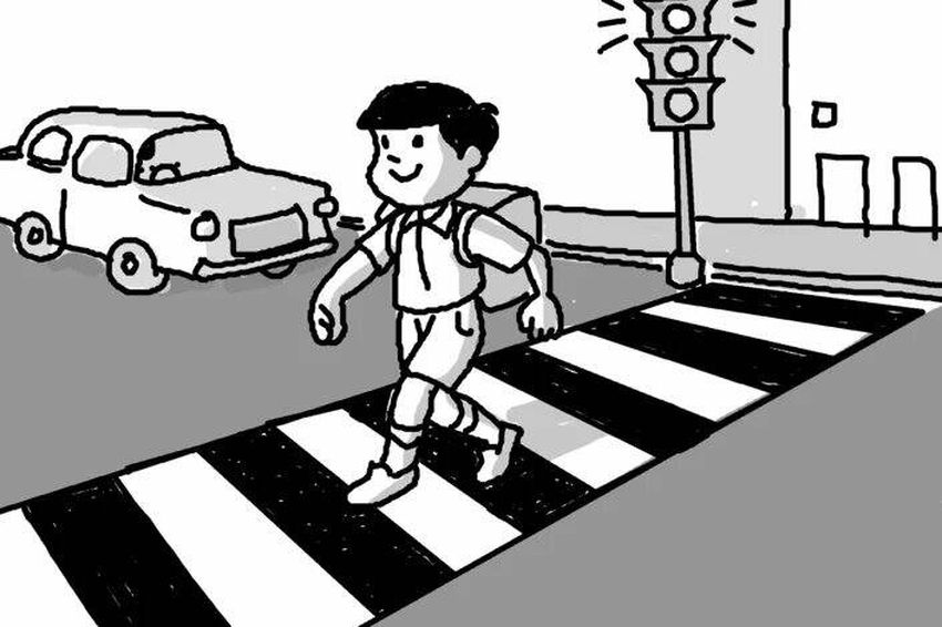 Пешеходный переход для детей