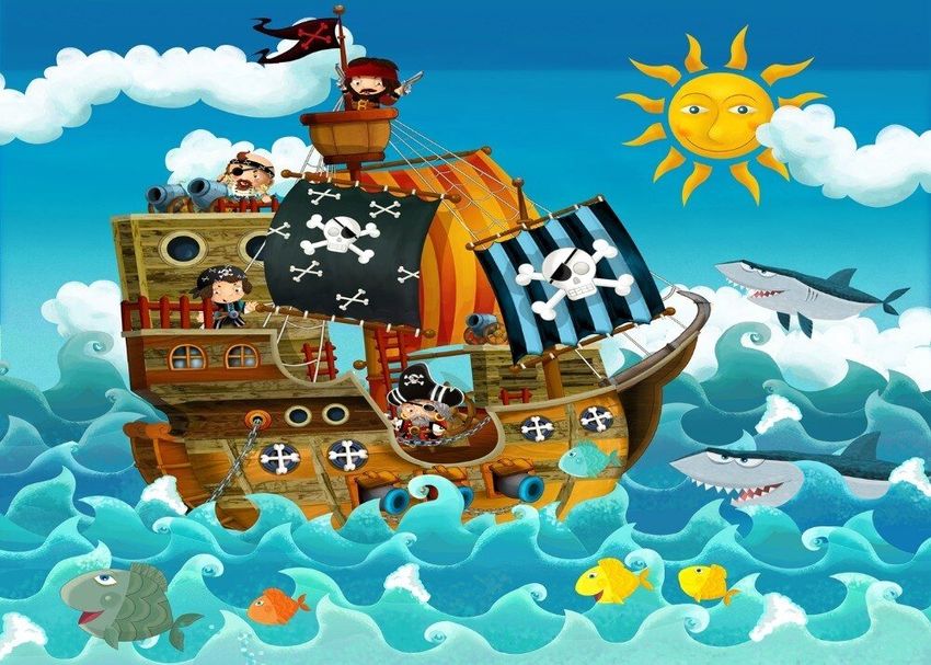 Пиратский корабль для детей