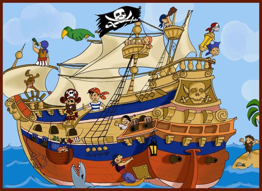 Питер пэн корабль пиратов