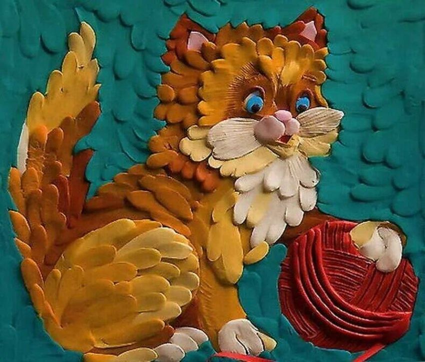 Картины из пластилина