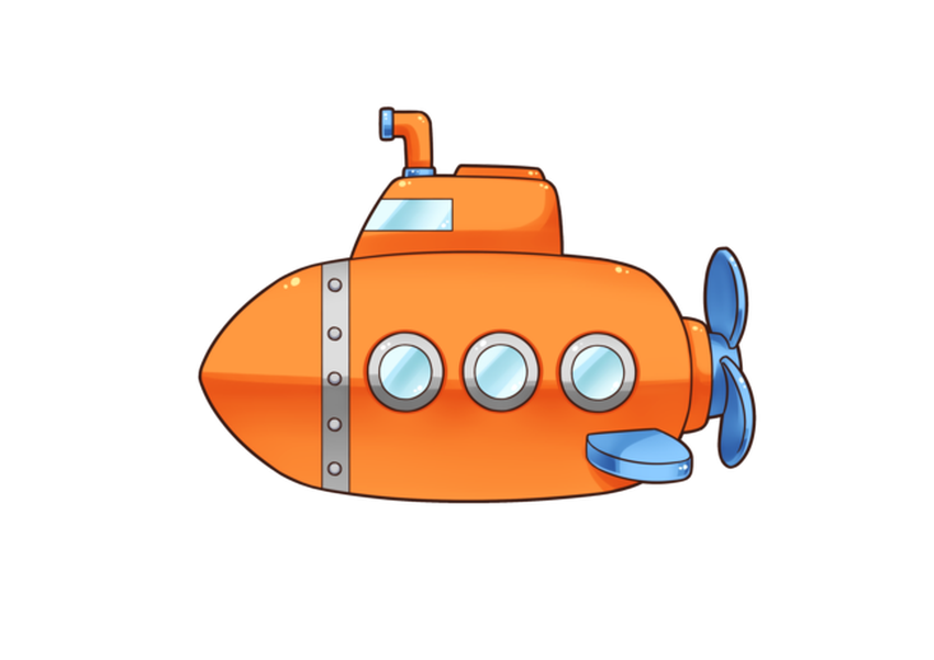 Подводная лодка вектор