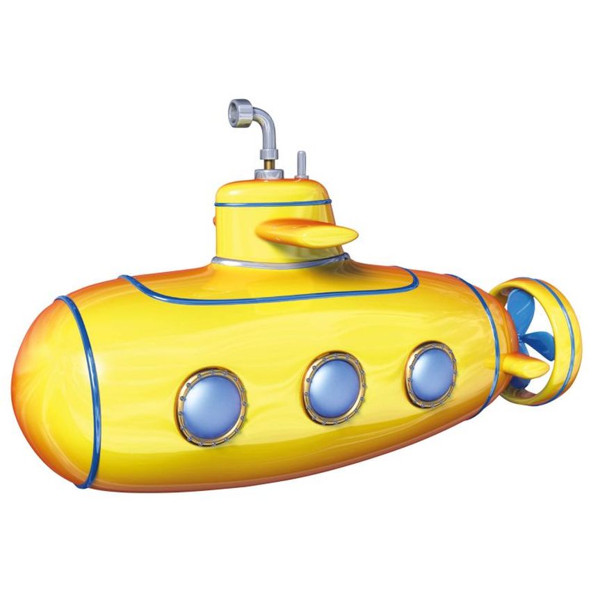 Подводная лодка мультяшная