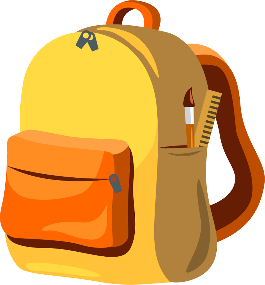 Рюкзак вектор Школьный портфель вектор