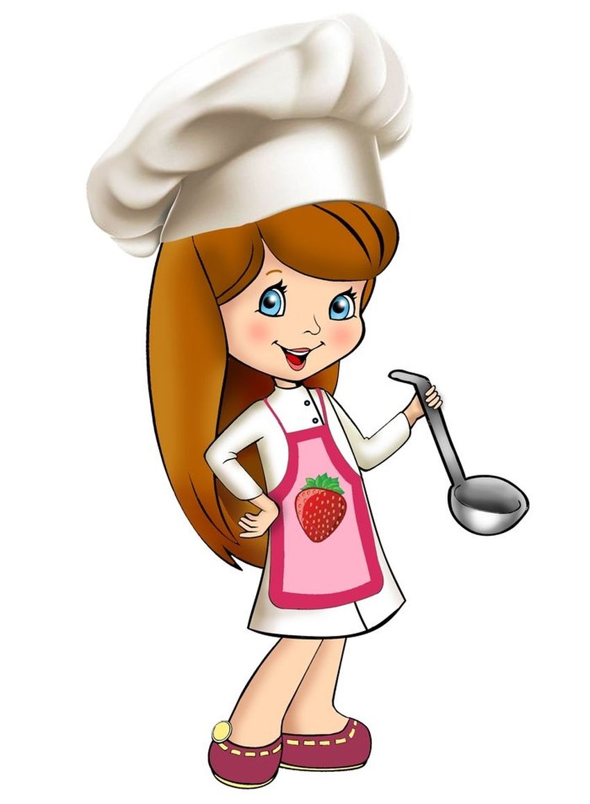 Рисунок поваренка Мультяшные повара