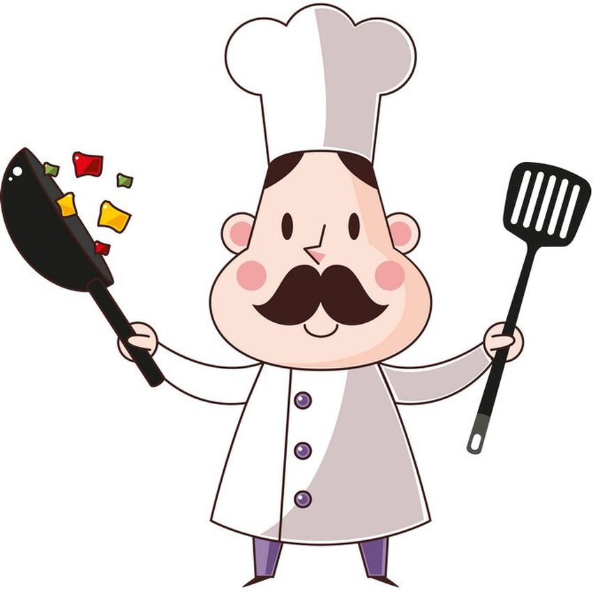 Повар мультяшный Повар рисунок