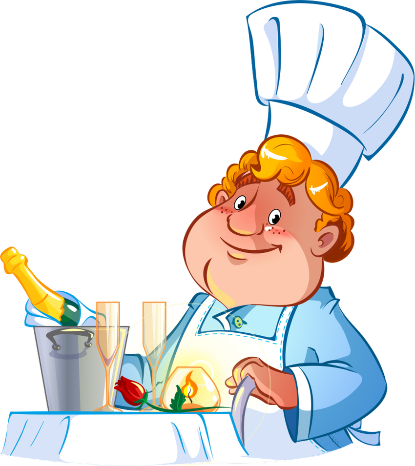Поваренок на прозрачном фоне Повар на прозрачном фоне