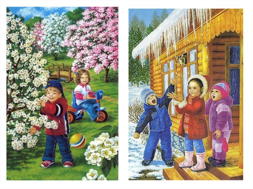 Картина весна для детей
