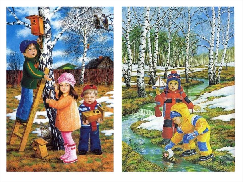 Весна для детей