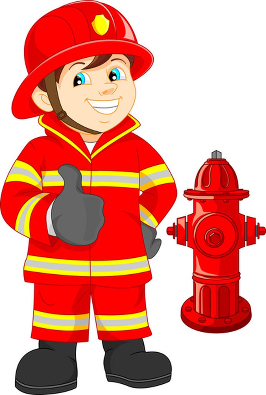 Рисунок пожарник