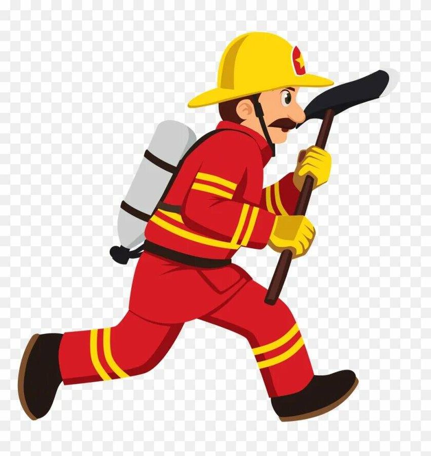 Пожарник рисунок для детей