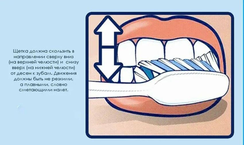 Алгоритм чистки зубов для детей