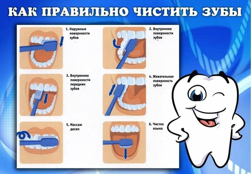 Алгоритм чистки зубов