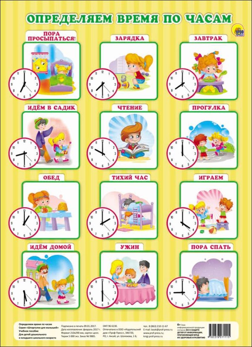 Распорядок дня школьника часы Распорядок дня для дошкольников