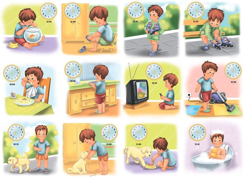 Режим дня для детей Режим дня