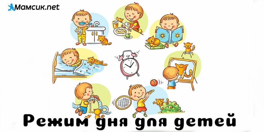Режим дня для дошкольников Режим дня для детей