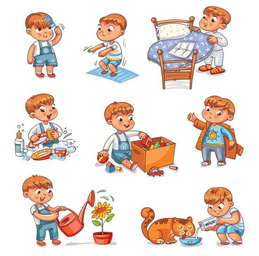 Режим дня для дошкольников Рисунок распорядок дня