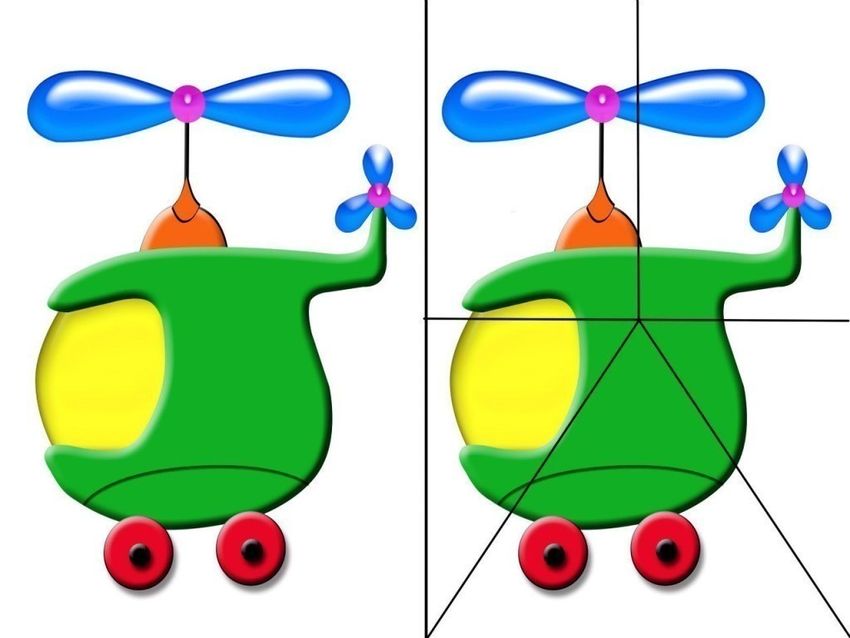Разрезной пазл для детей