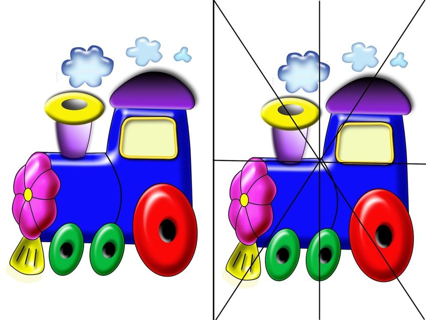 Разрезной пазл для детей