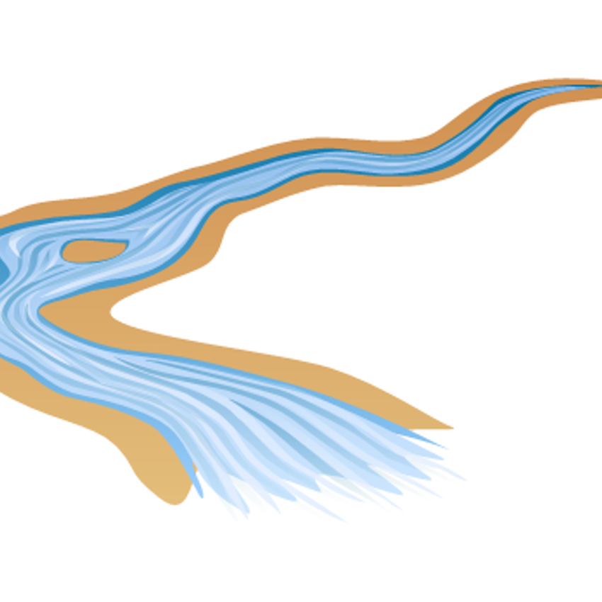 Практическая работа 17 по ручьям речкам и рекам Рисунок реки
