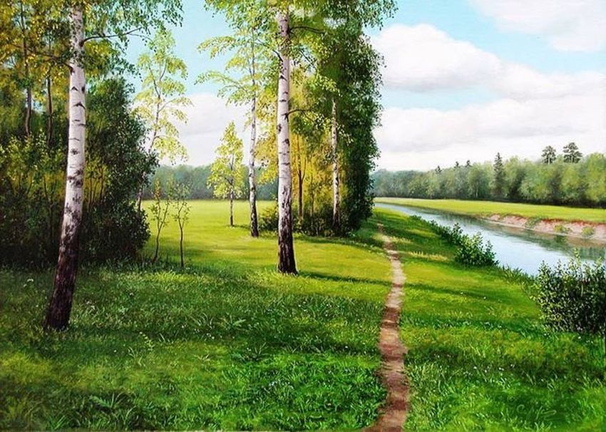 Пейзажи летние Пейзаж лето