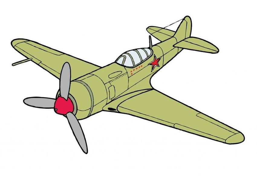 Военные самолеты для рисования