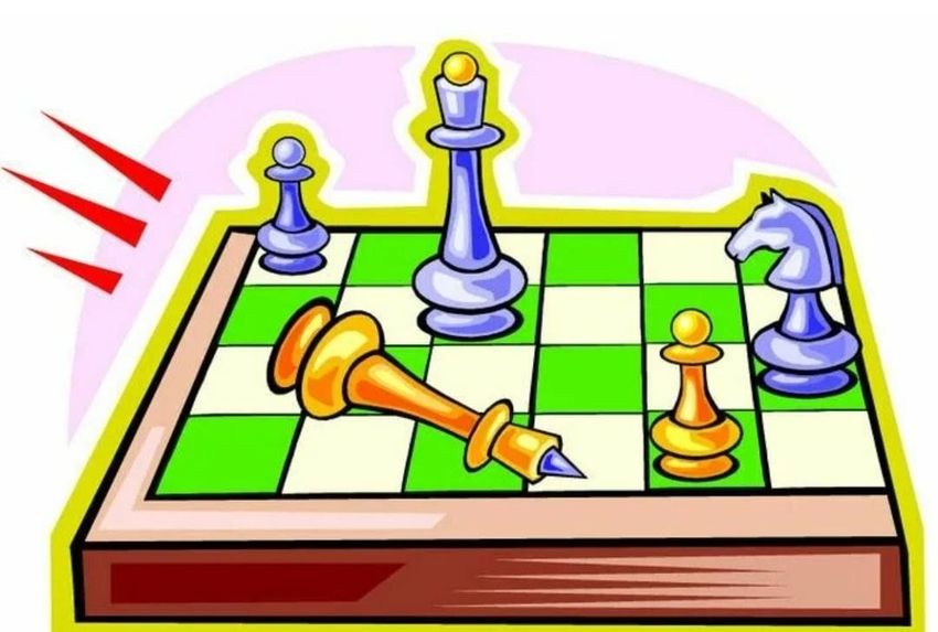 Рисунок шахматы для детей